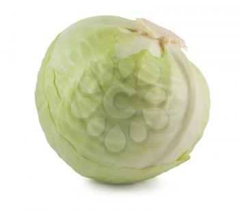 Royalty Free Photo of a Large Cabbage