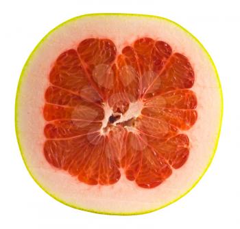 Royalty Free Photo of a Half of a Pomelo Fruit
