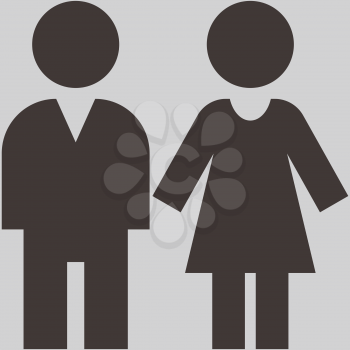 People icon - man and women