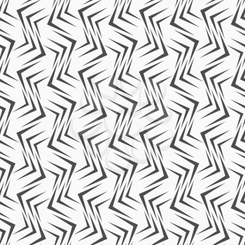 Seamless stylish geometric background. Modern abstract pattern. Flat monochrome design.Repeating ornament many gray corners.