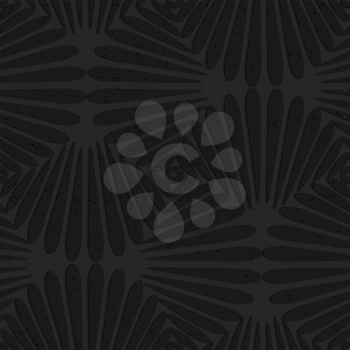 Seamless geometric background. Pattern with 3D texture and realistic shadow.Textured black plastic pedals pin will.