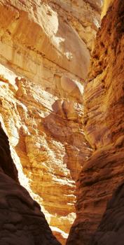 Royalty Free Photo of Red Rock in Coloured Canyon, Egypt