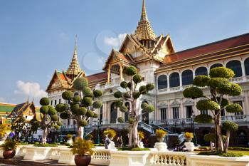 Royalty Free Photo of a Golden Palace in Bangkok