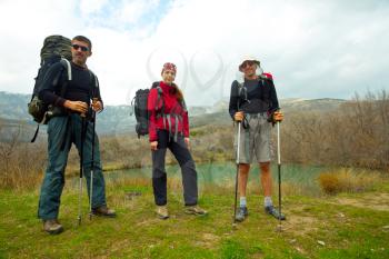 Royalty Free Photo of Hikers