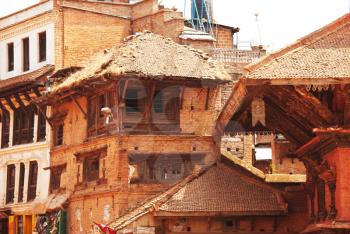 Royalty Free Photo of a Building in Bhaktapur, Nepal