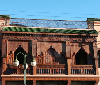 Royalty Free Photo of a Building in Marrakech