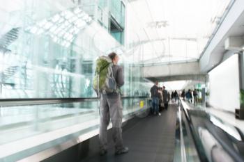 Royalty Free Photo of a Moving Walkway