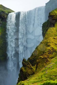Royalty Free Photo of Skogarfoss Waterfall in Iceland