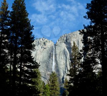 Royalty Free Photo of a Waterfall in Yosemite National Park