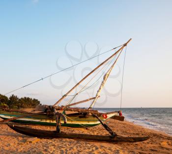 Fishing boat on  Sri Lanka