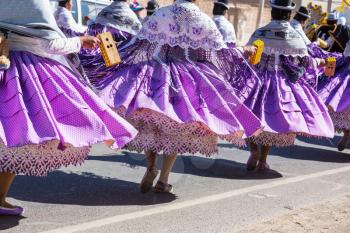 Authentic peruvian dance