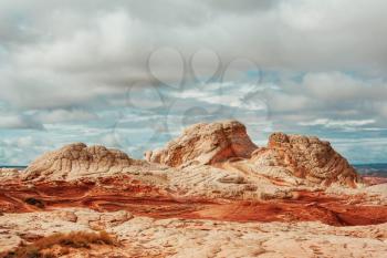 Vermilion Cliffs National Monument. Landscapes at sunrise. Unusual mountains landscape. Beautiful natural background.