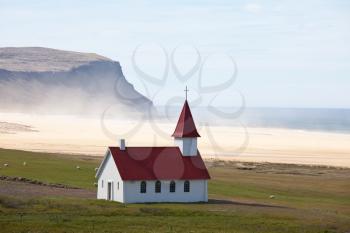 Church on Iceland coast