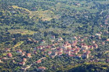 Village on Corfu island