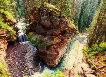 Johnston Canyon in Banff NP, Canada