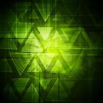 Royalty Free Clipart Image of an Abstract Green Background