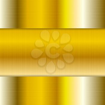 Abstract tech golden texture background. Vector design template