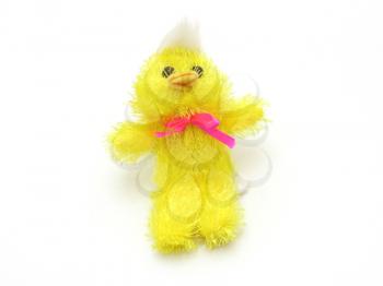Children's bright beautiful soft toy for the child on a white background
