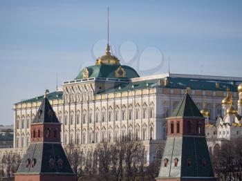 Moscow Kremlin building of the Grand Kremlin Palace.