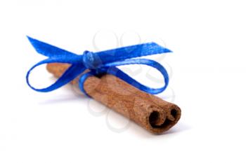 Cinnamon stick isolated on white background