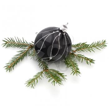 Christmas decoration isolated on white background