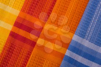 Colourful honeycomb textile background