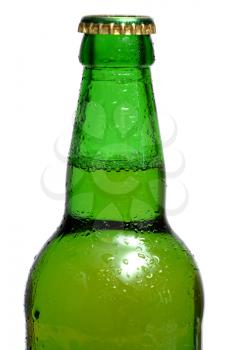beer is in a bottle isolated on white background