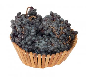 grapes in a basket 