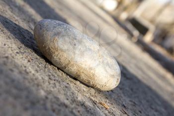 stone on the ground