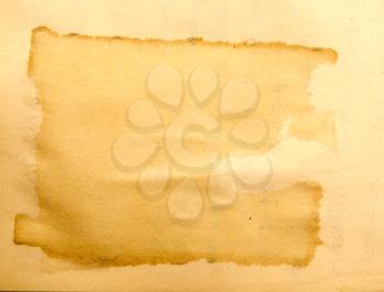Coffee stains on old paper