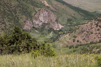 beautiful nature. Mountains in Kazakhstan