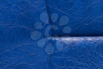 background of blue leather