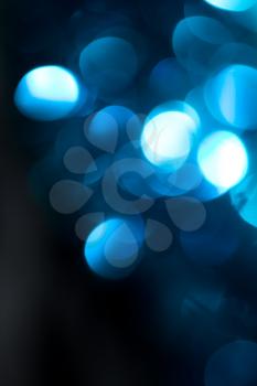 abstract background of beautiful blue bokeh festive
