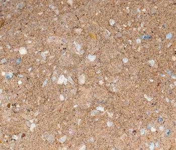 sand with gravel as background