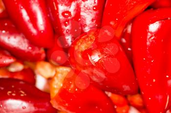 red pepper as background