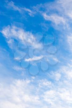 beautiful clouds against blue sky