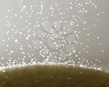 sugar as a background. macro