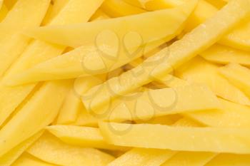 the french fries, close-up