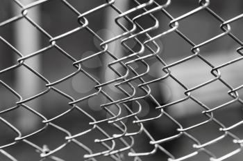 metal grid as a background