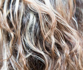 wavy hair as background. texture