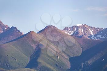 beautiful mountains in Kyrgyzstan