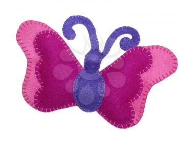 Handmade toy from felt - butterfly