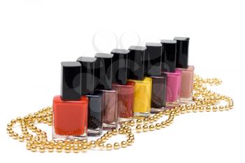 Royalty Free Photo of a Bunch of Nail Polish