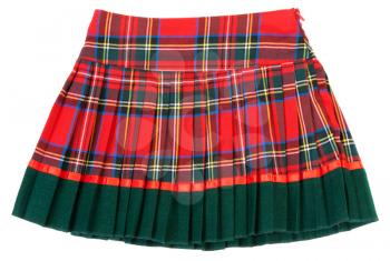 Royalty Free Photo of a Plaid Skirt