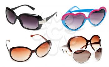 Royalty Free Photo of a Bunch of Sunglasses
