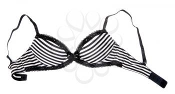 The bra is isolated on a white background