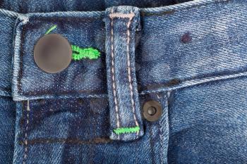 piece of men's jeans close-up