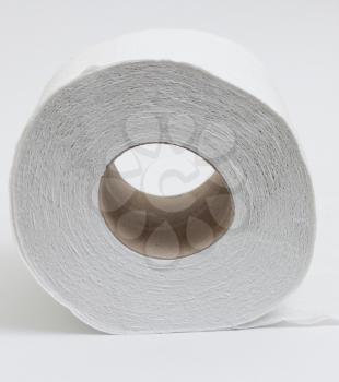 Royalty Free Photo of a Roll of Toilet Paper