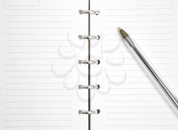 Royalty Free Photo of a Pen on an Agenda