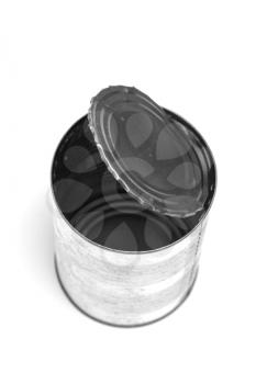 Royalty Free Photo of an Empty Tin Can